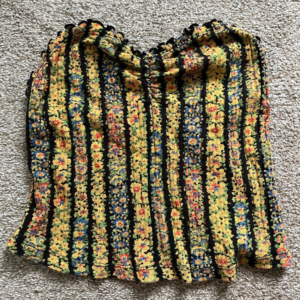 Urban Outfitters floral tube top